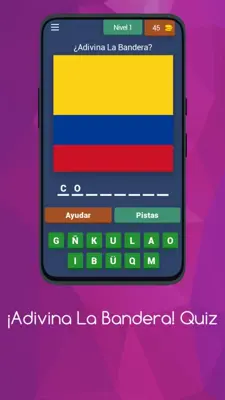 ¡Adivina La Bandera! Quiz android App screenshot 0