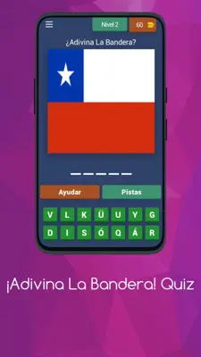 ¡Adivina La Bandera! Quiz android App screenshot 2